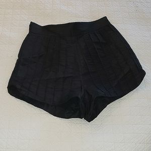 Twelve by twelve pin stripe hot shorts in black, Size S